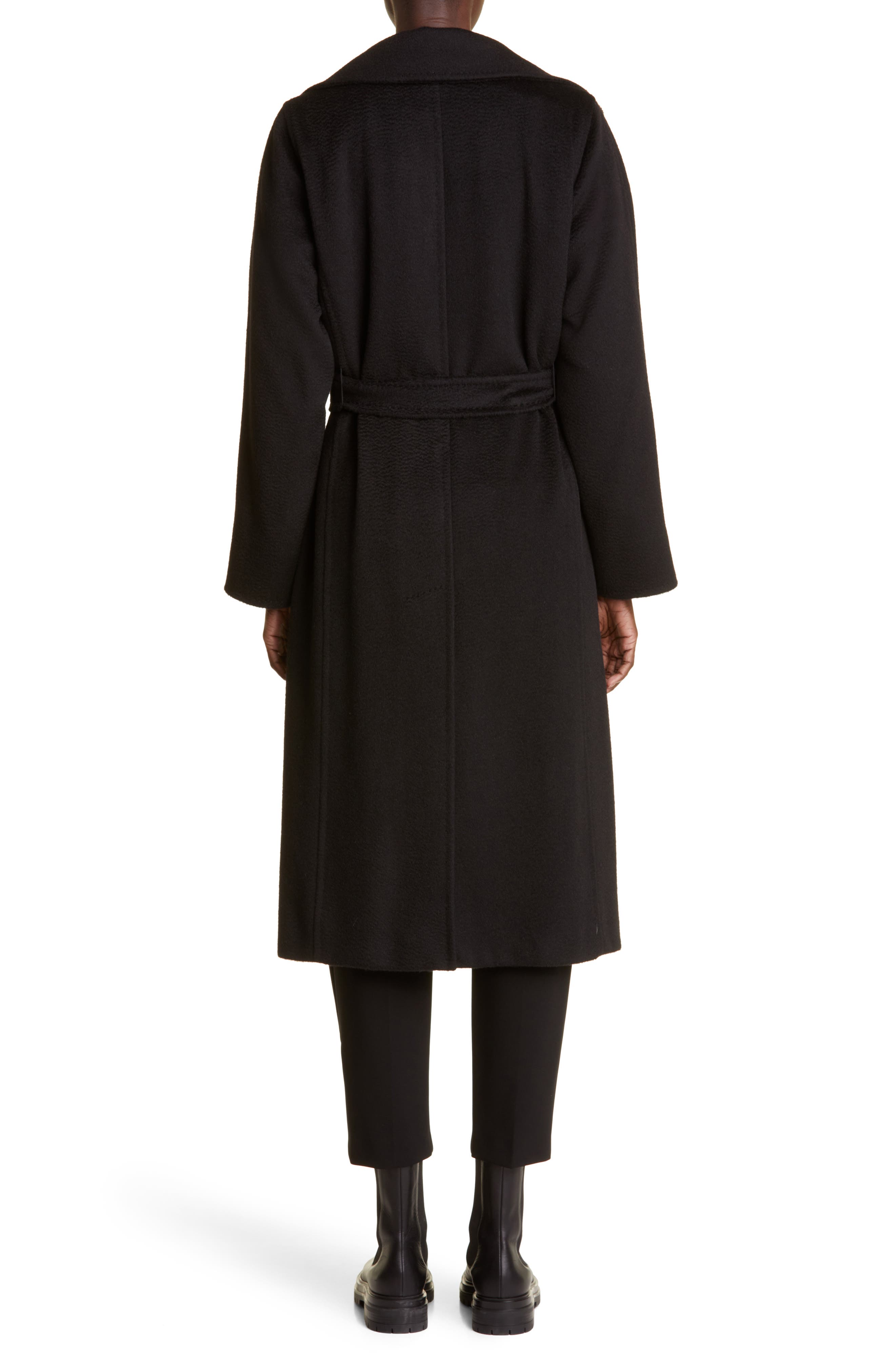 Manuela Camel Hair Wrap Coat - image 2