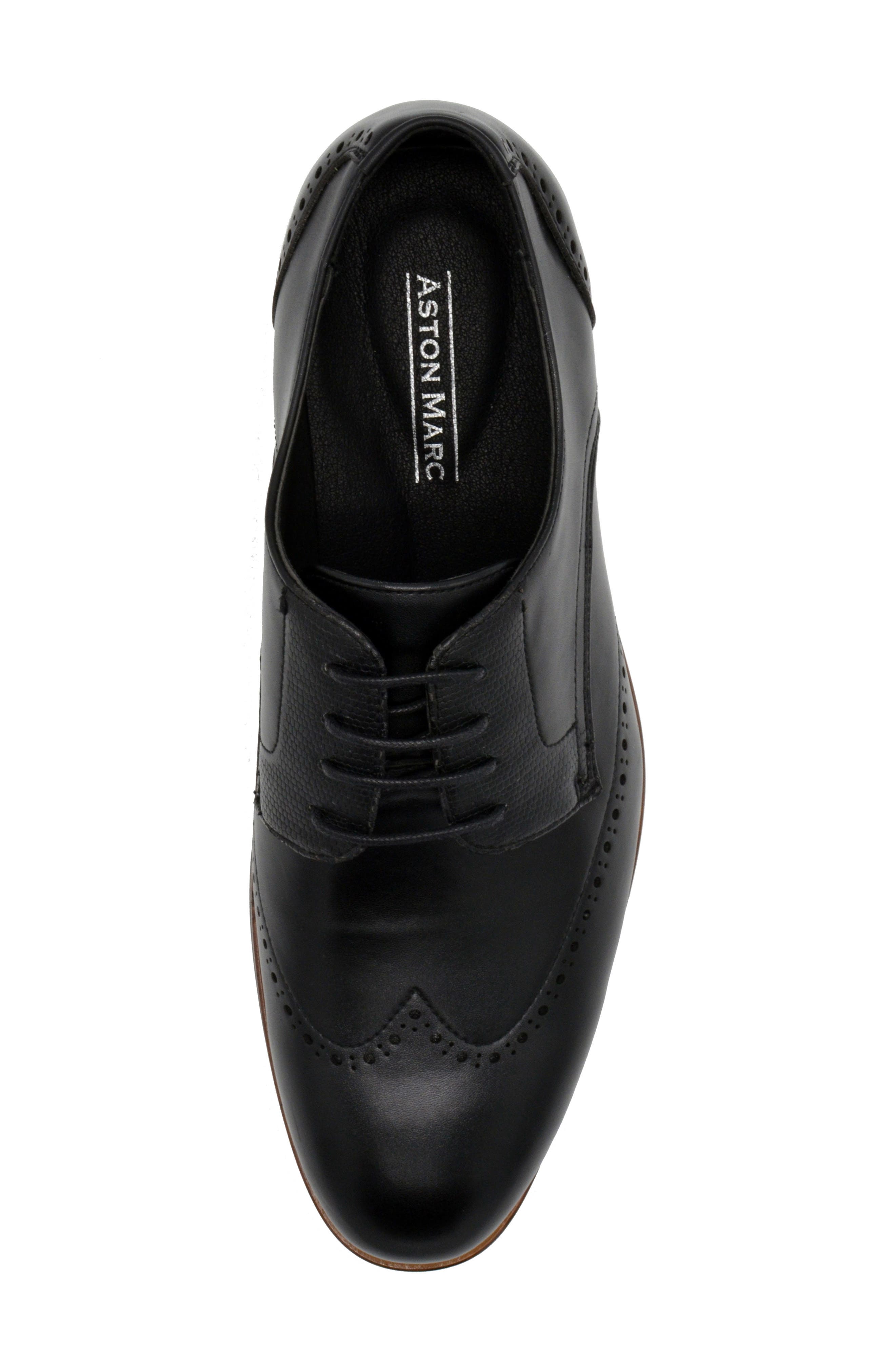 ASTON MARC Premier Lizard Embossed Wingtip Derby, Alternate, color, 