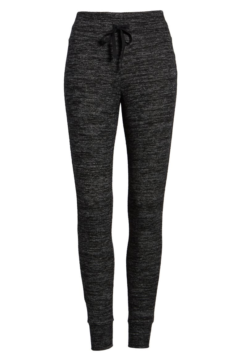 Cozy Leggings, Alternate, color, BLACK MELANGE