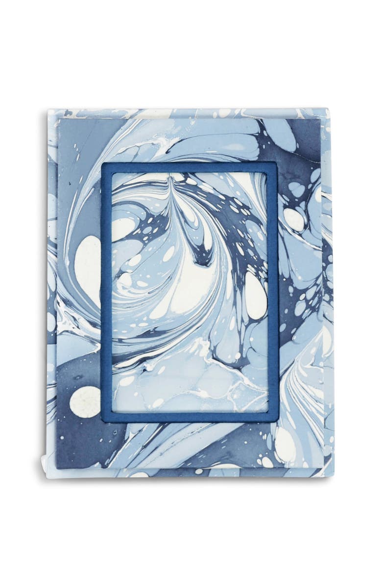 Inner Child Hand-Marbled Picture Frame - 4x6, Alternate, color, Ocean Wave