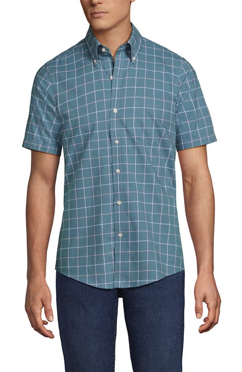 Short Sleeve No Iron Twill Shirt