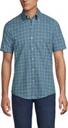 Lands' End Short Sleeve No Iron Twill Shirt