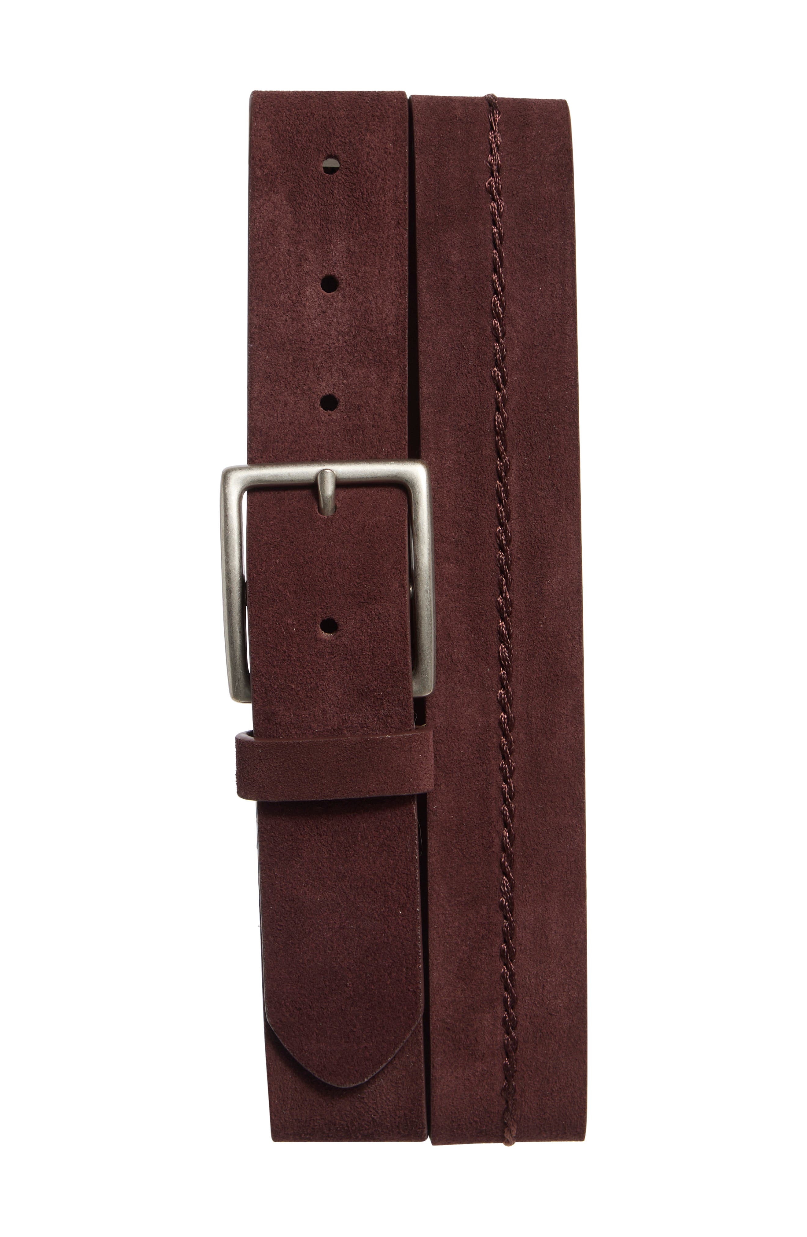 Suede Stitch Belt