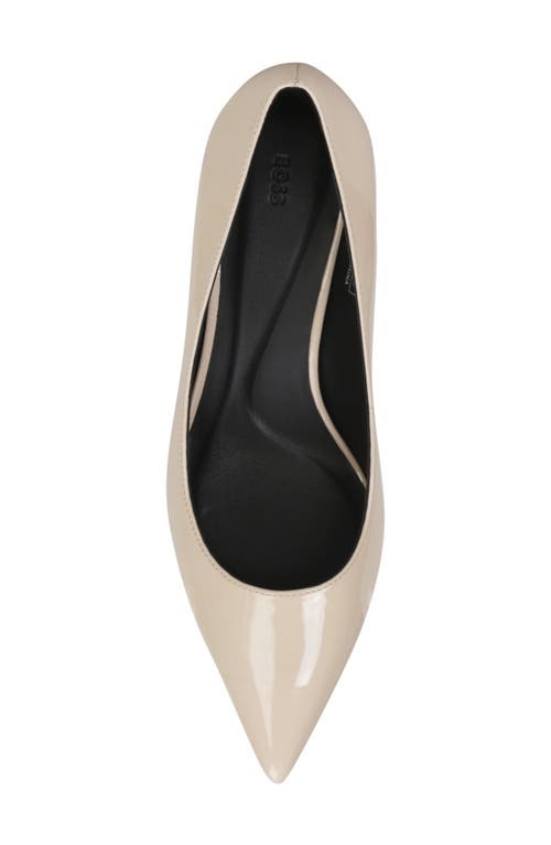 Hugo Boss Boss Gracey Pointed Toe Pump In White