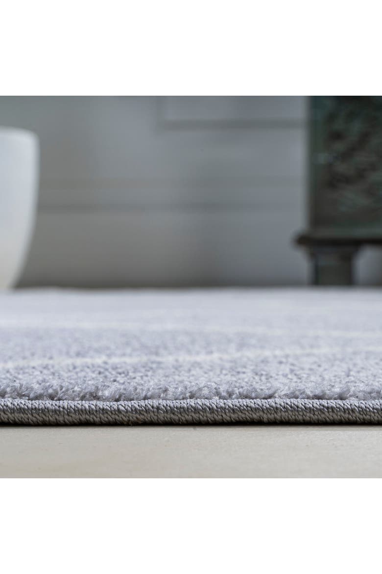 Cole Minimalist Diamond Trellis Area Rug, Alternate, color, Light Gray/White