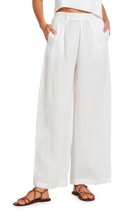 The Getaway Linen Cover-Up Pants