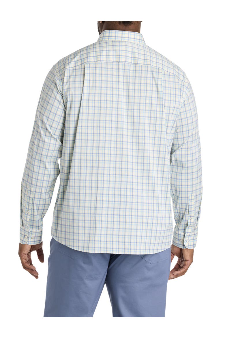 Big & Tall Pendelton Performance Sport Shirt, Alternate, color, YELLOW