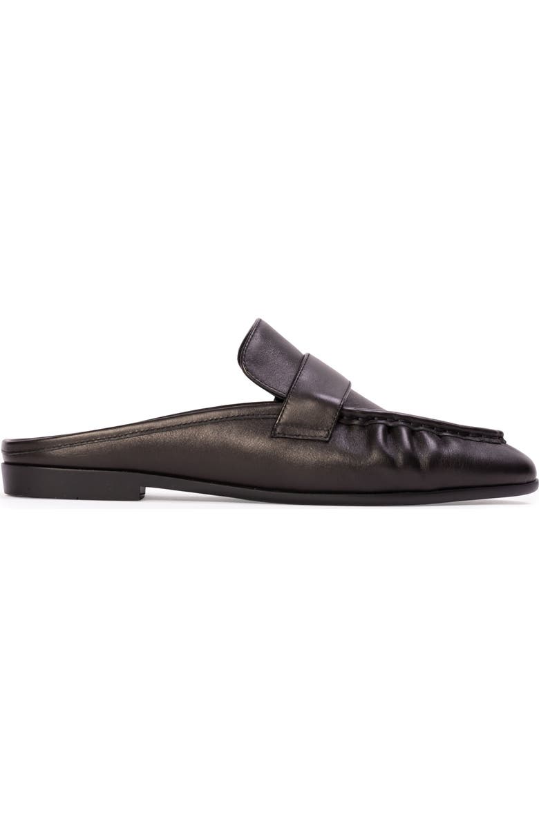 BLACK SUEDE STUDIO Gabby Loafer, Main, color, Black Leather