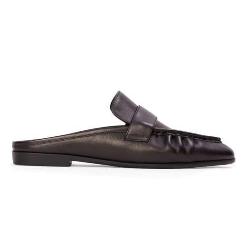 Black Suede Studio Gabby Loafer In Black