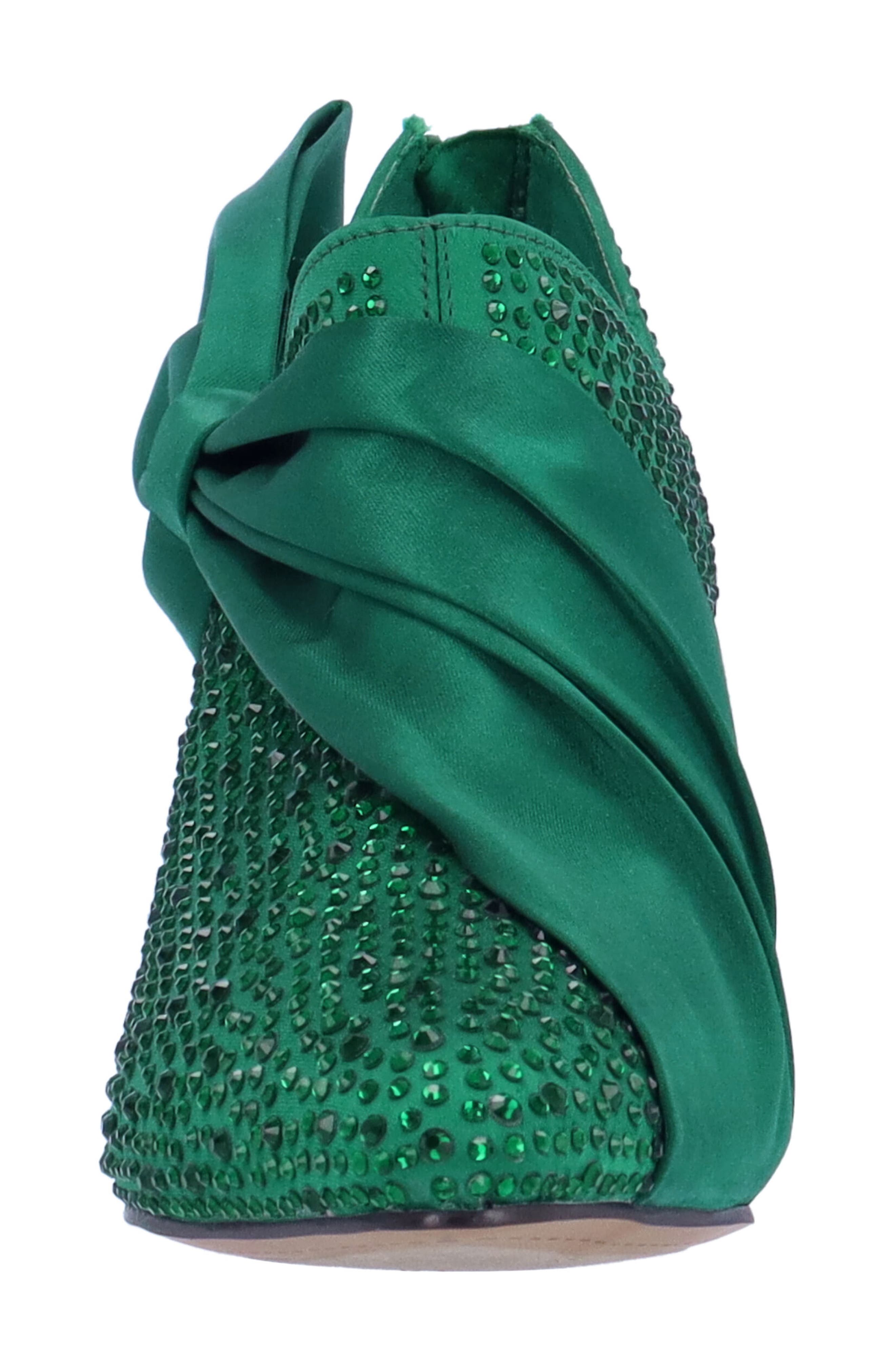 Elettra Pointed Toe Bootie, Alternate, color, EMERALD