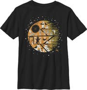 Star Wars Boy's Star Wars Halloween Death Star  Graphic T-Shirt