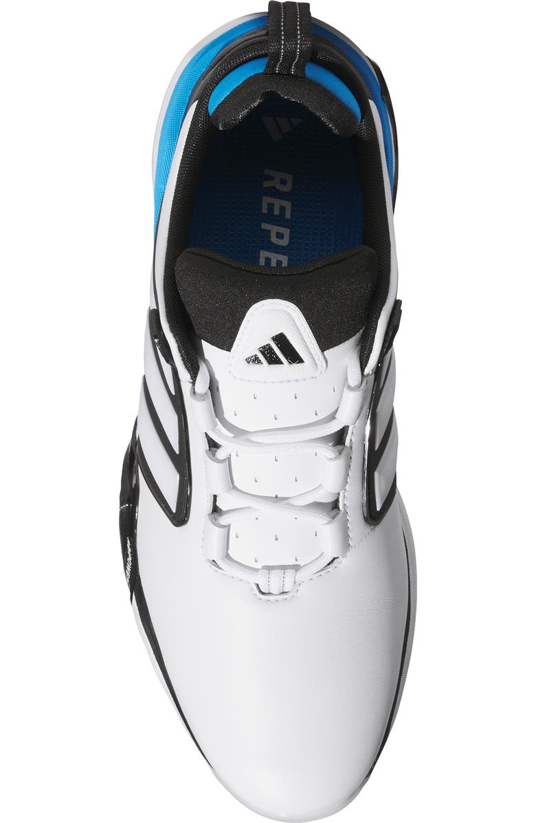 adidas Adipower 26 Spikeless Golf Shoe, Alternate, color, White/ Black/ Blue