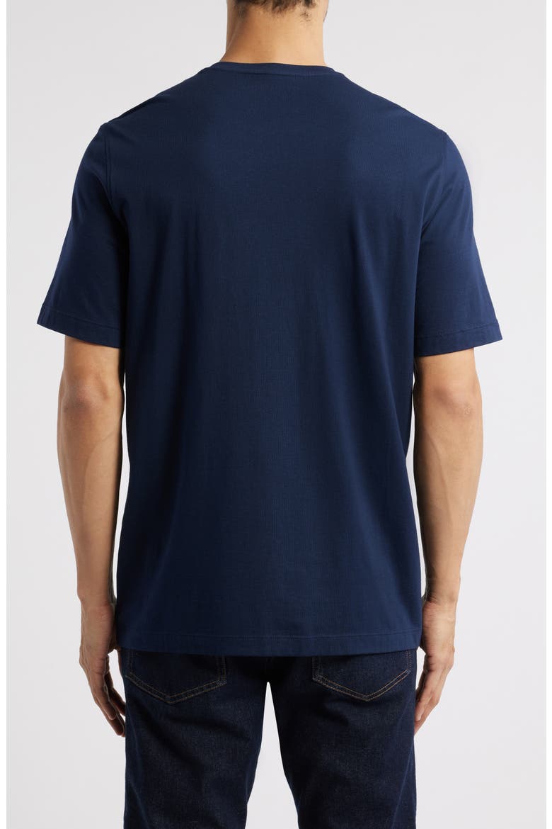Essential Pima Cotton & Modal T-Shirt, Alternate, color, NAVY