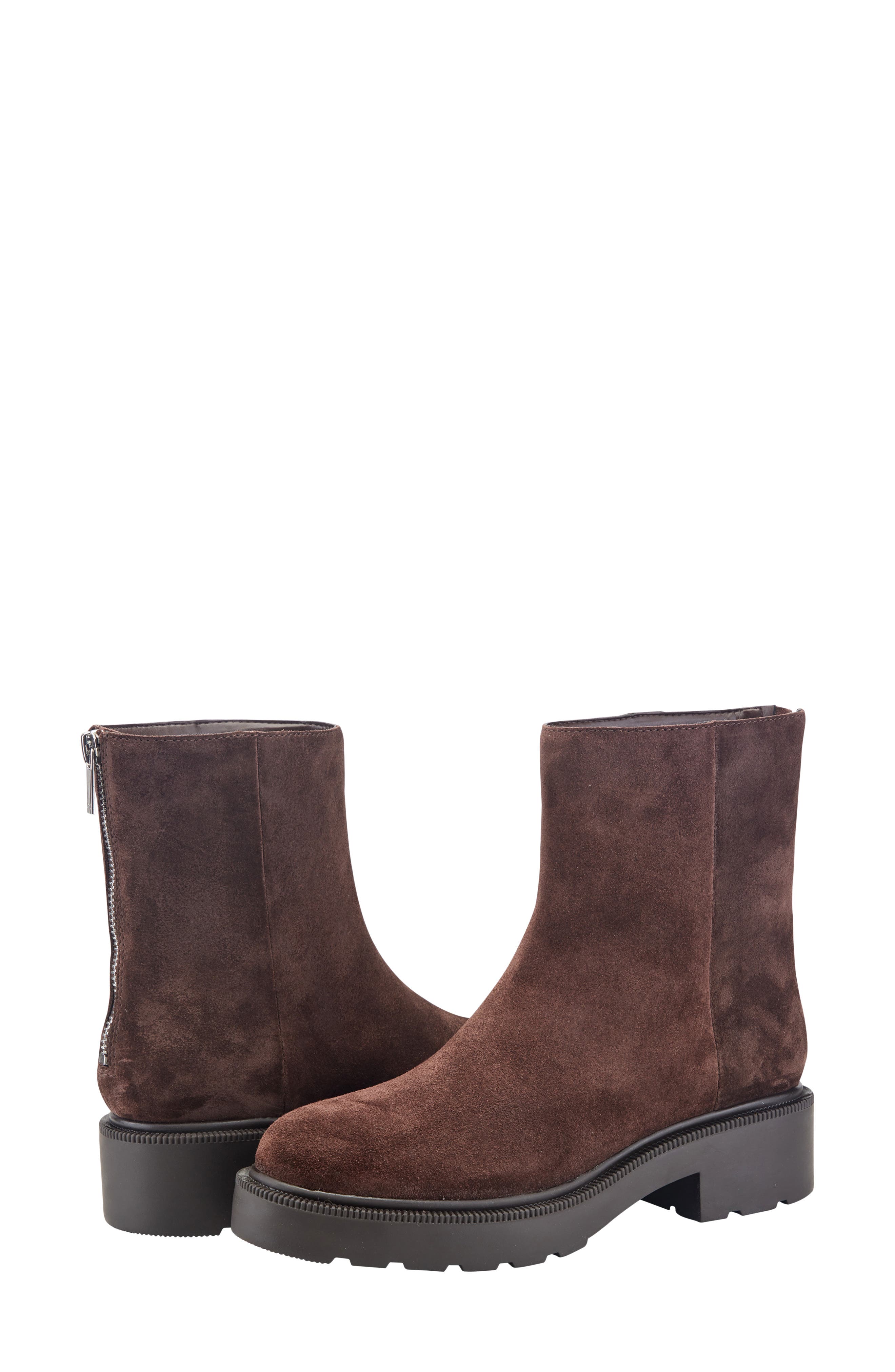 Shylina Leather Bootie, Alternate, color, DARK BROWN