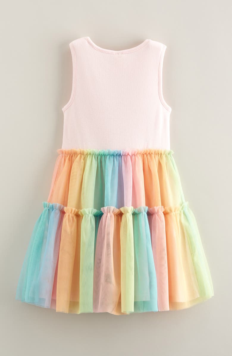 Tucker + Tate Kids' Tiered Rainbow Tutu Dress, Alternate, color, Pink- Pink Multi Rainbow