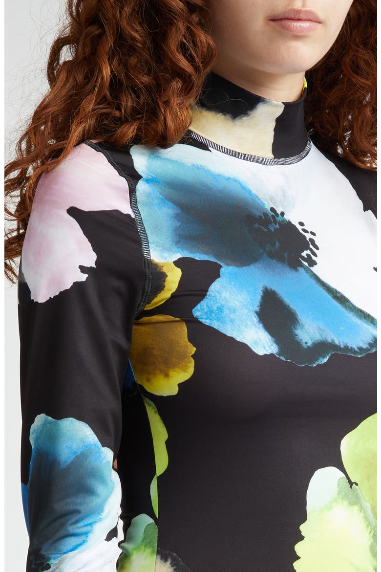Watercolor Bloom Jersey Top, Alternate, color, WATERCOLOR BLOOM MAXI