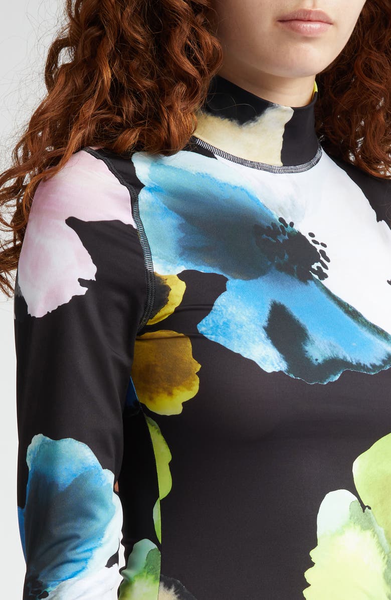 Stine Goya Watercolor Bloom Jersey Top, Alternate, color, 