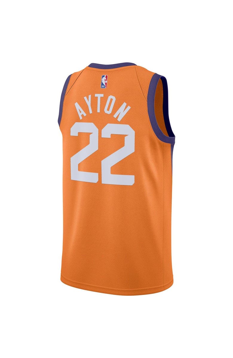 Jordan Brand Men's Jordan Brand Deandre Ayton Orange Phoenix Suns 2020/21 Swingman Jersey - Statement Edition, Alternate, color,