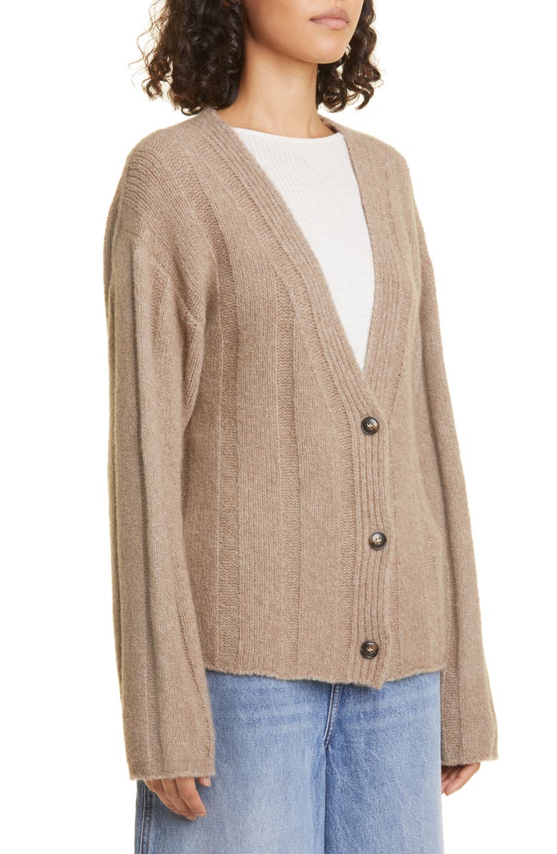 LOULOU DE SAISON Borgan Cashmere Blend Cardigan, Alternate, color, 