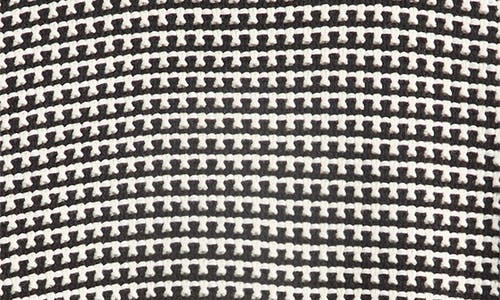 Madewell Textured Stitch Cotton Crewneck Sweater In Multi