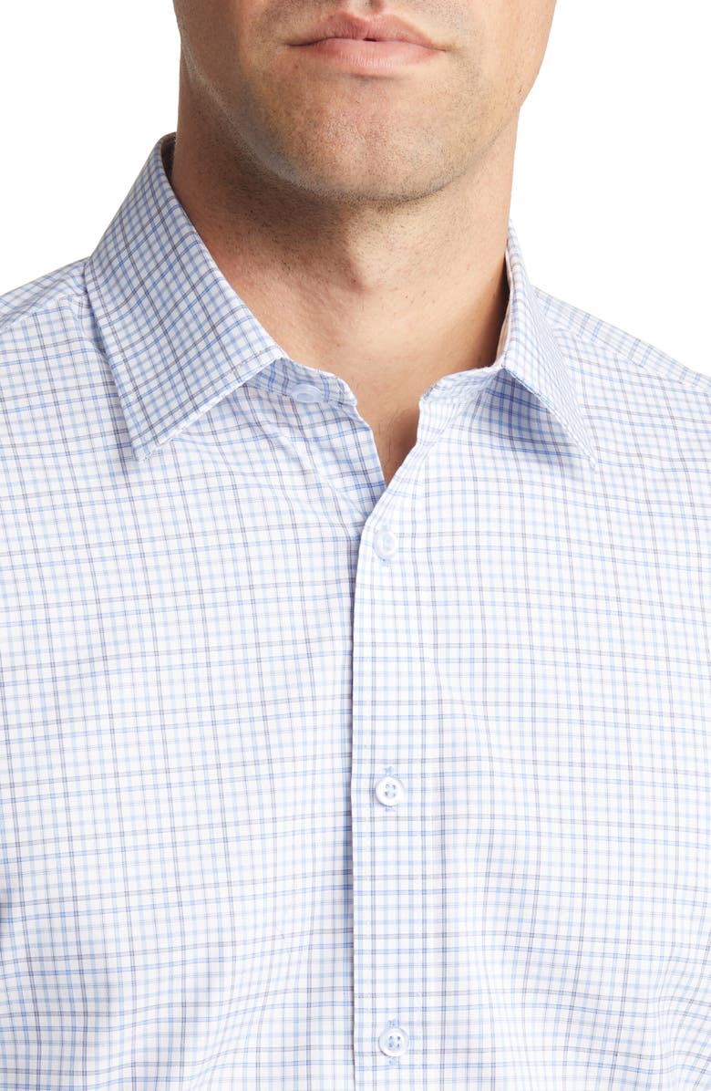 DANIEL HECHTER Trim Fit Plaid Dress Shirt, Alternate, color,