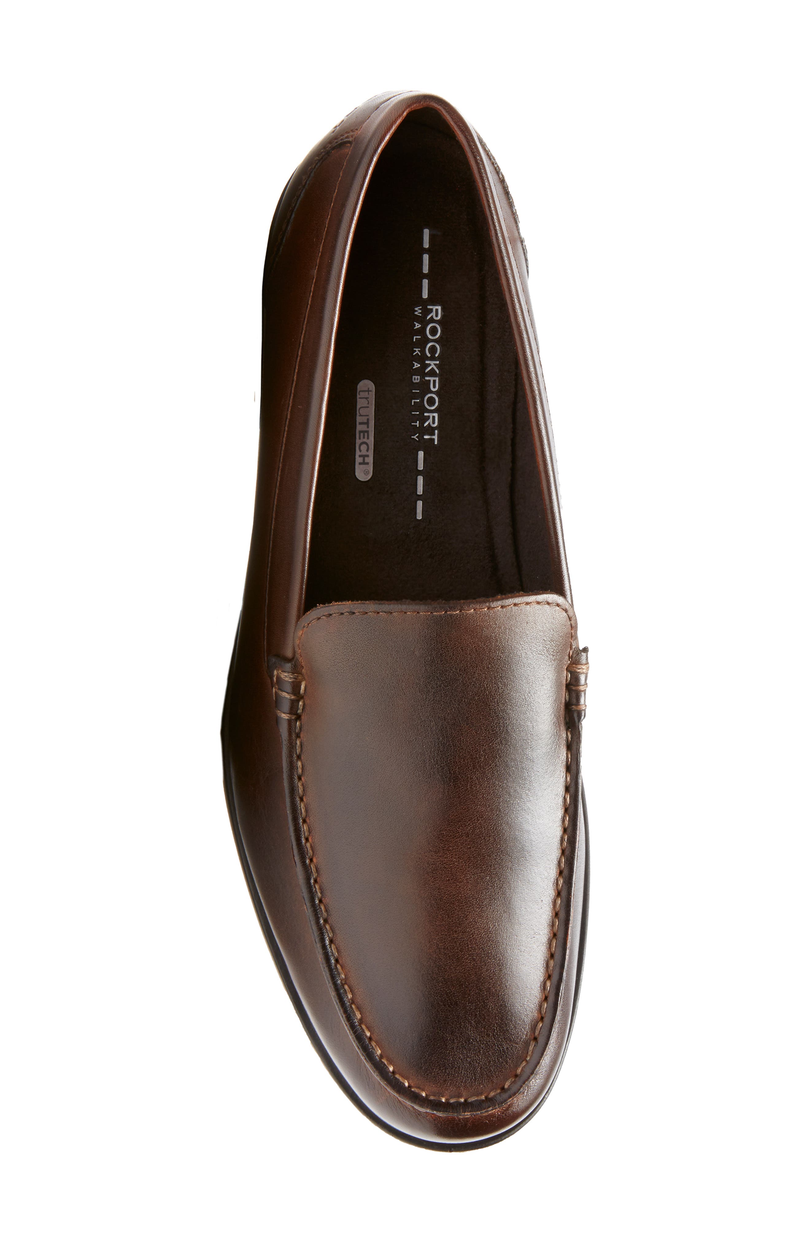 Classic Venetian Loafer, Alternate, color, DARK BROWN LEATHER