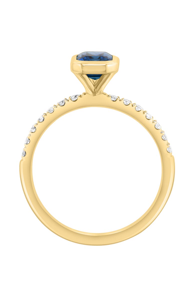 EFFY London Blue Topaz & Diamond Ring, Alternate, color, Blue