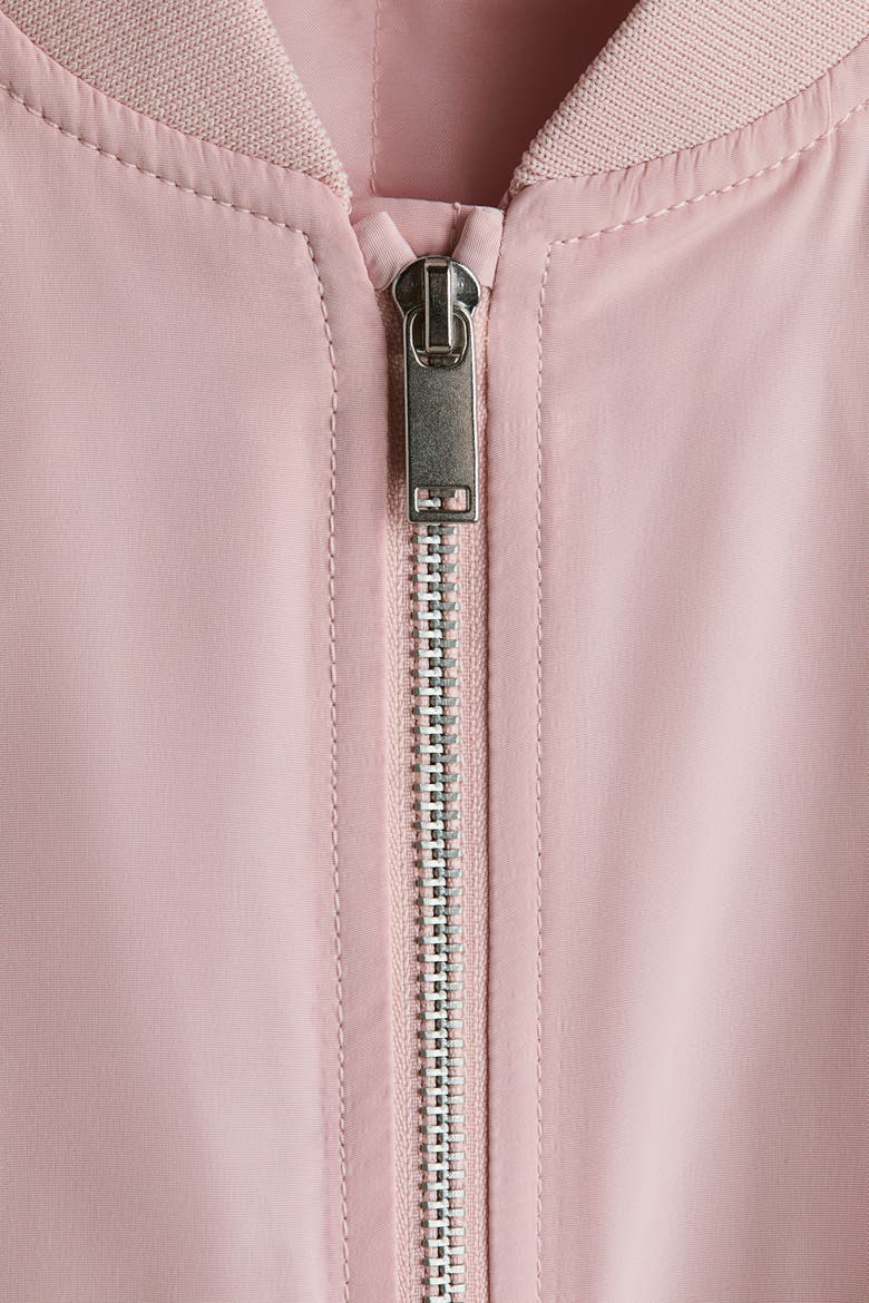 Padded Bomber Jacket, Alternate, color, Light pink