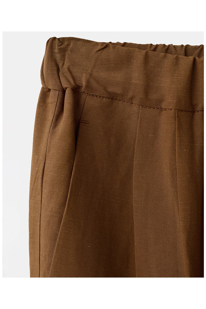 Drawstring Straight Leg Pants, Alternate, color, CARAMEL