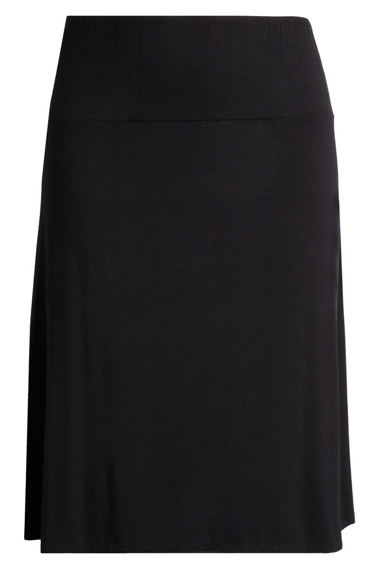 A-Line Skirt, Alternate, color, BLACK