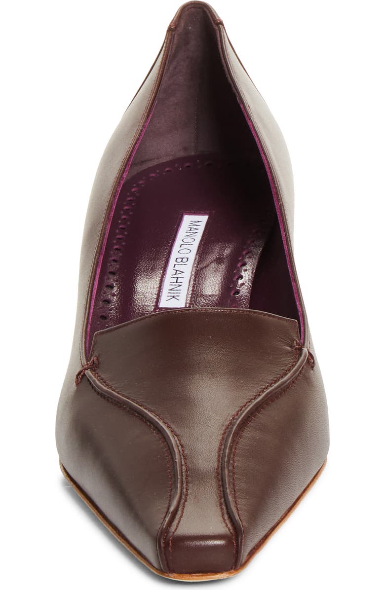 Manolo Blahnik Cleofelo Loafer Pump, Alternate, color, Dred 6025