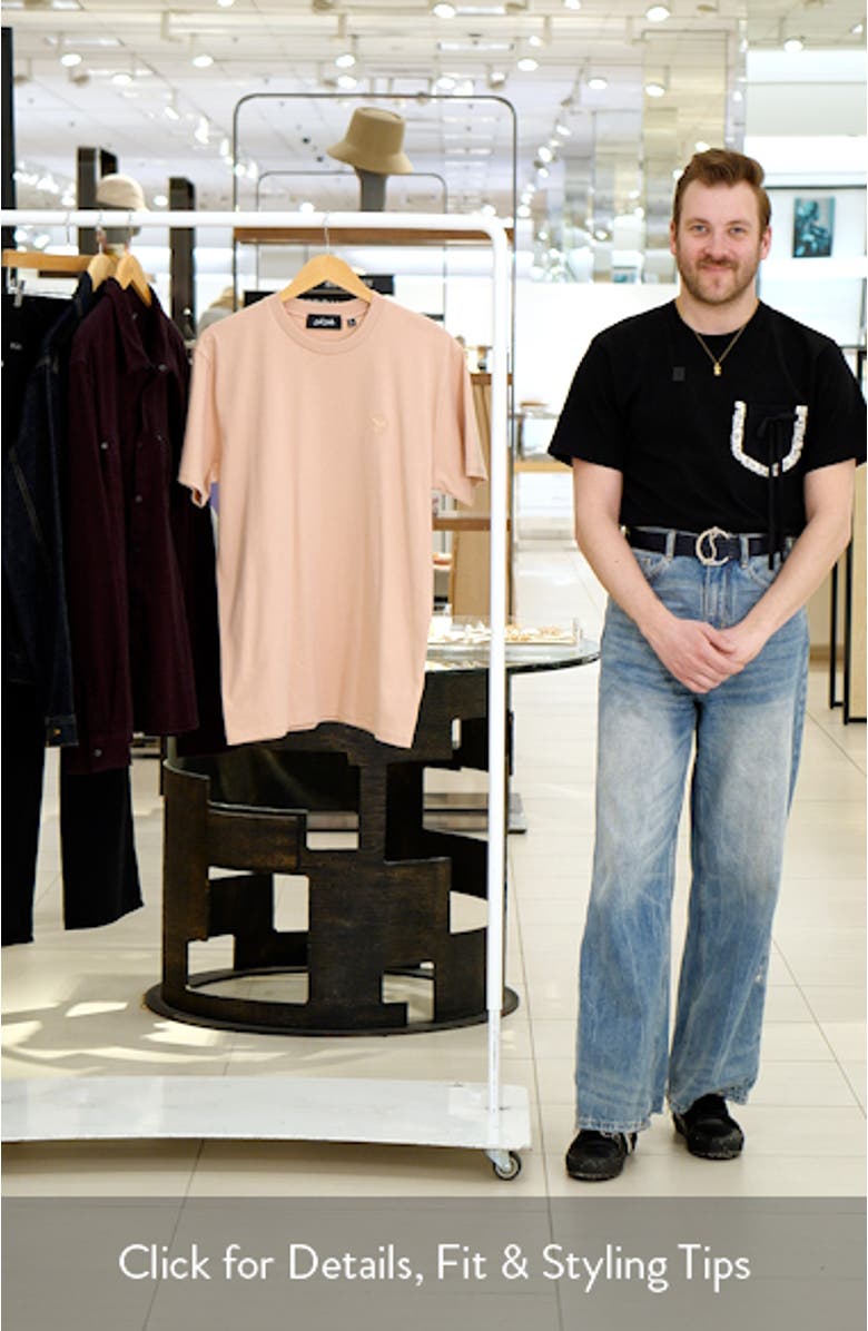 Bad to your Core Embroidered Logo Cotton T-Shirt, sales video thumbnail