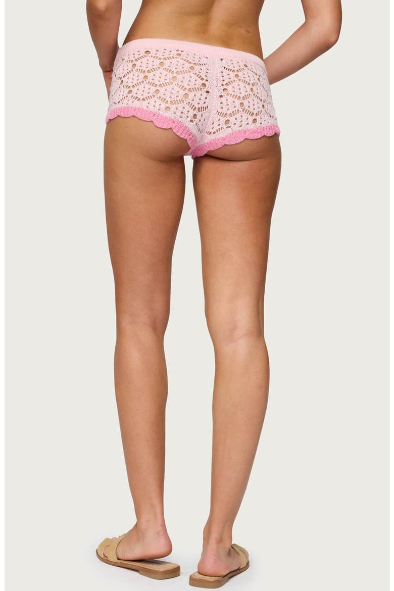 Elisa Open Stitch Shorts, Alternate, color, LIGHT-PINK
