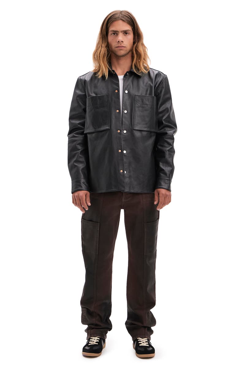 VAYDER Coated Straight Leg Carpenter Jeans, Alternate, color, Boschetto Coated