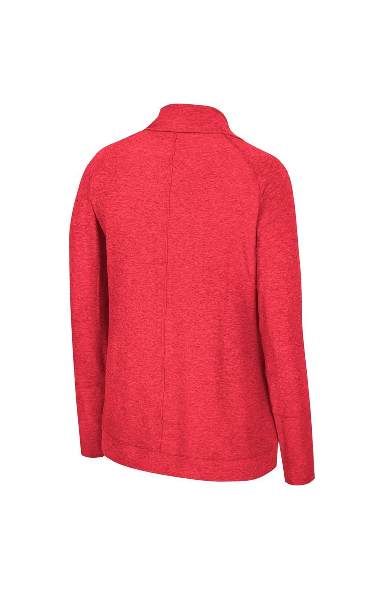 COLOSSEUM Women's Colosseum Scarlet Ohio State Buckeyes Morningside Cardigan Sweater, Alternate, color, Scarlet