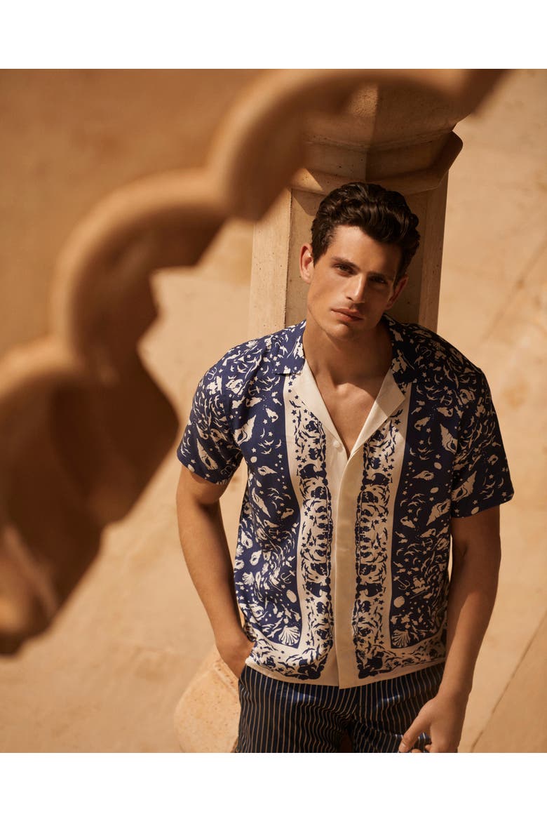 Maitan Relaxed-Fit Shirt, Alternate, color, River Blue