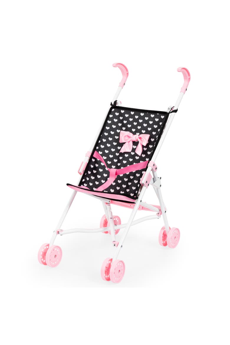 Buggy Umbrella Stroller, Hearts, for Dolls Up to 18 Inches, Main, color, Multicolored