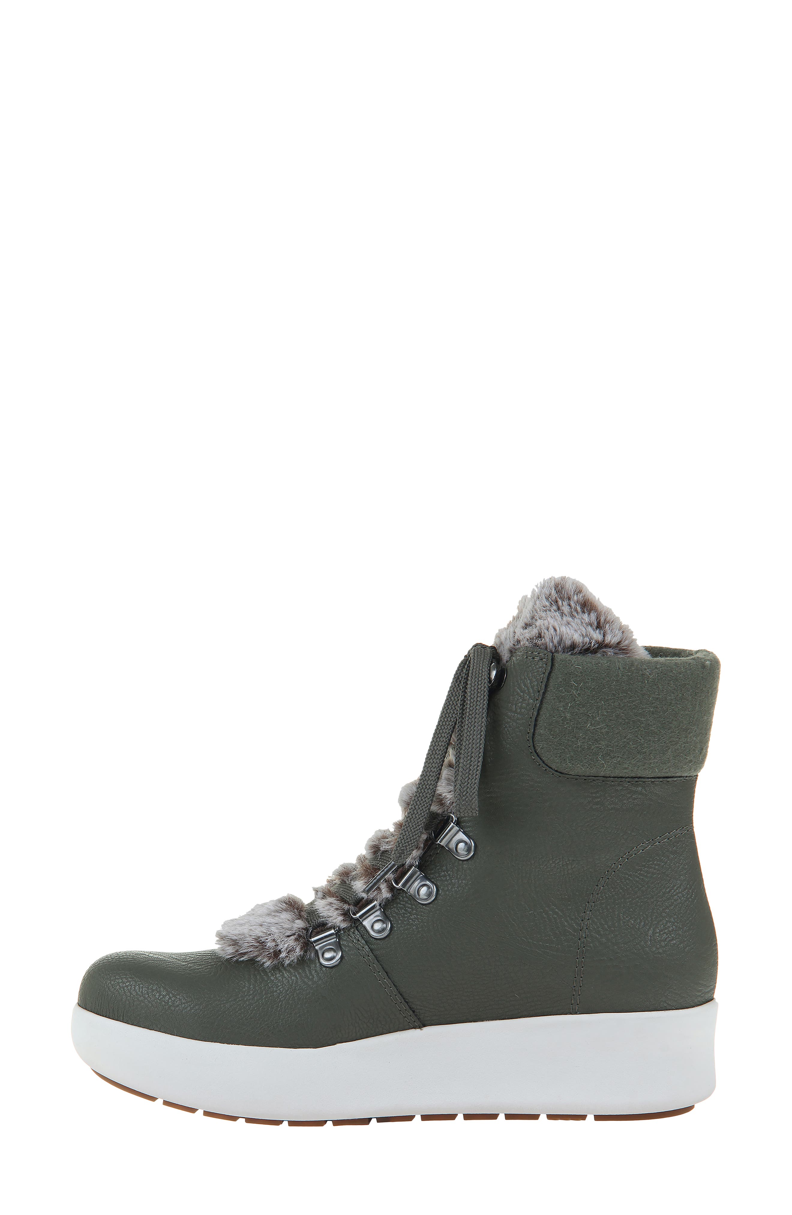OTBT Roam Faux Fur Water Resistant Platform Boot, Alternate, color, 