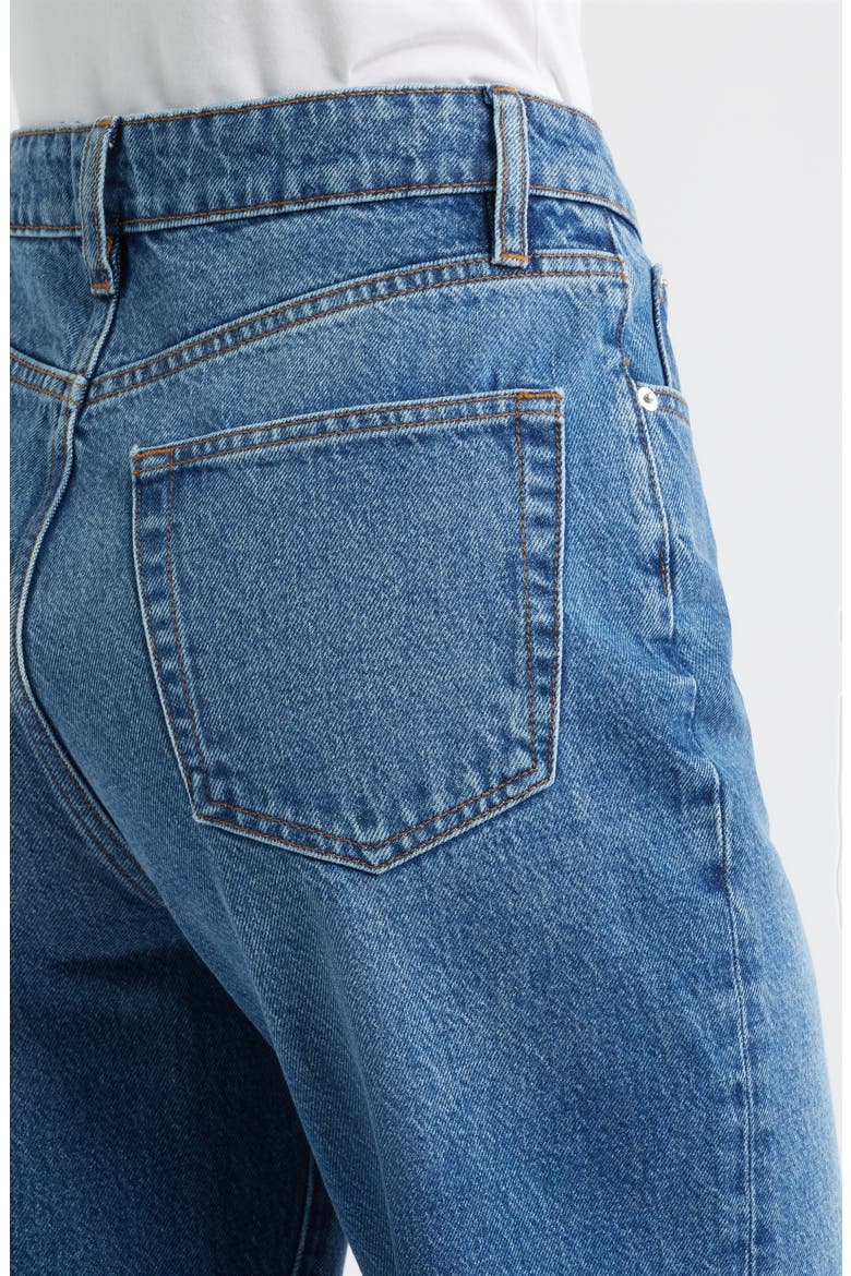The Streamline High Waist Straight Leg Jeans, Alternate, color, SWAN