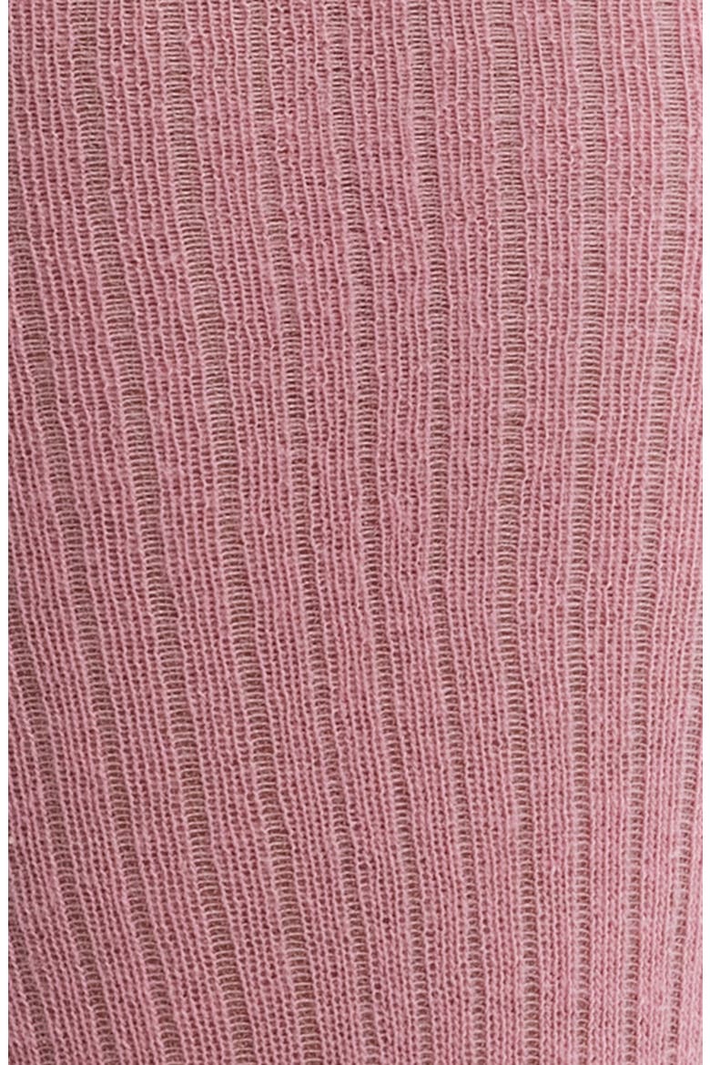 Everything's Fine Semisheer Cotton Blend Rib Knee High Socks, Alternate, color, PINK