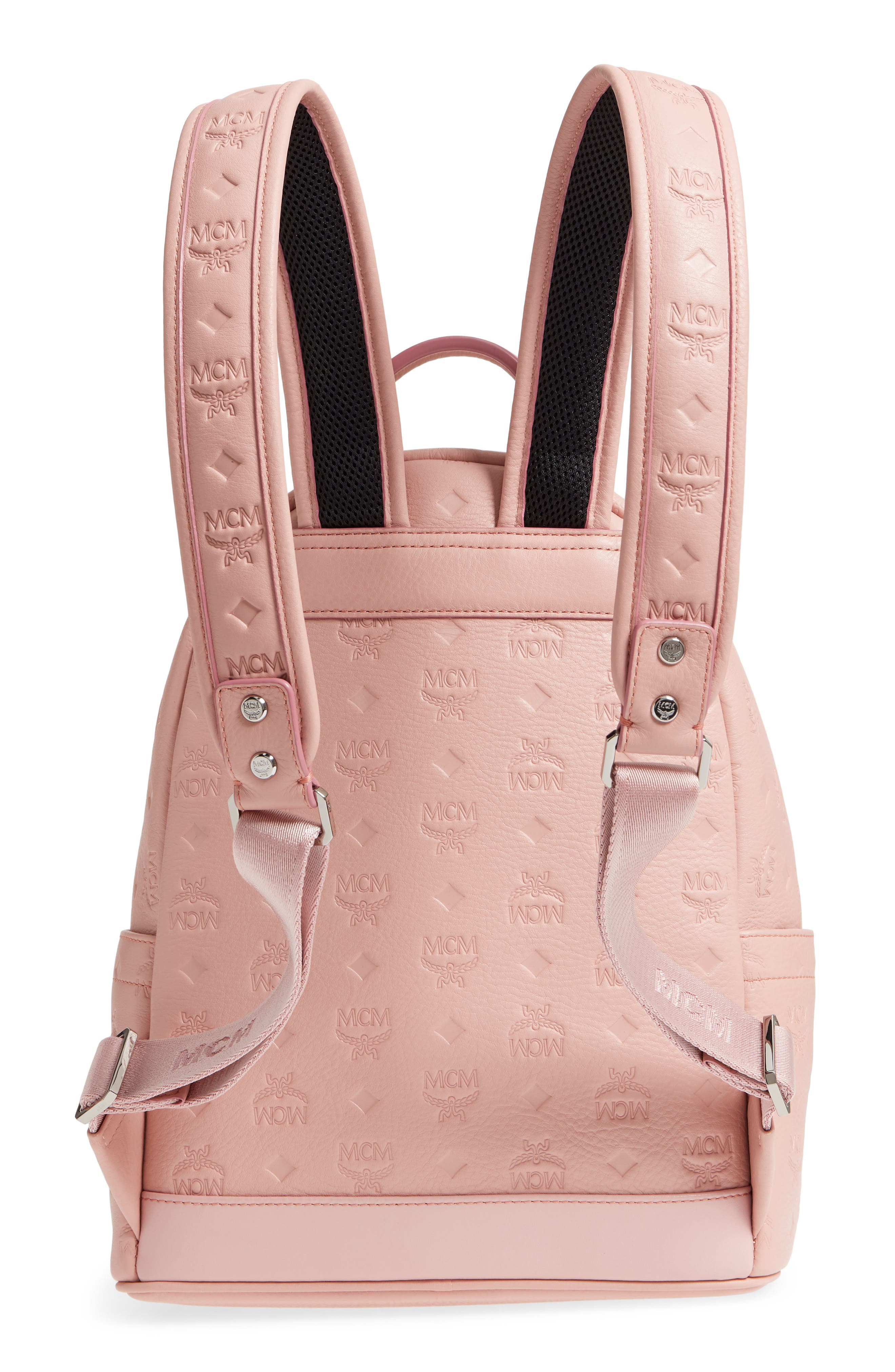 MCM Ottomar Leather Backpack, Alternate, color, 