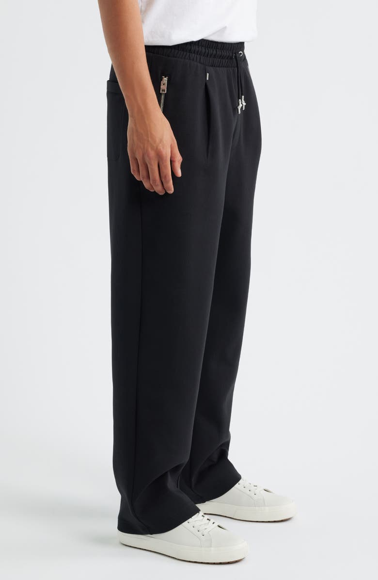 HUGO Dargen Knit Drawstring Pants, Alternate, color, Black
