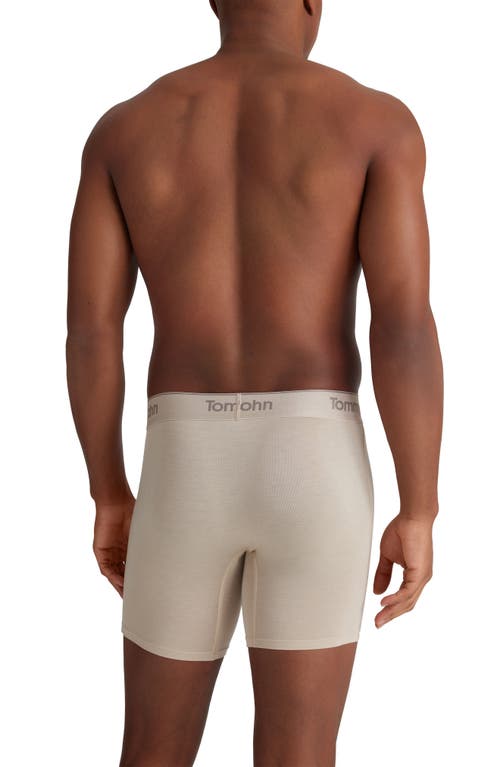 Tommy John 3-pack Second Skin 6-inch Stretch Modal Boxer Briefs In Neutral