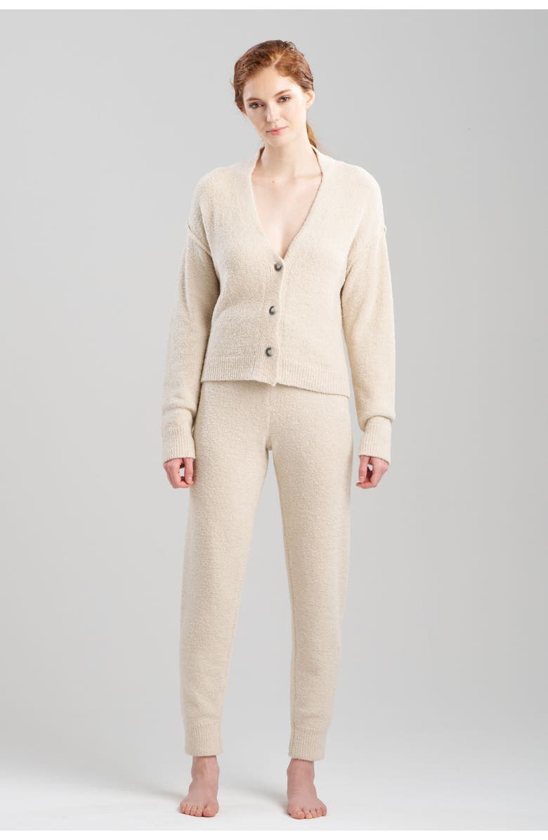 Natori Luna Mellow Cropped Cardigan, Main, color, 