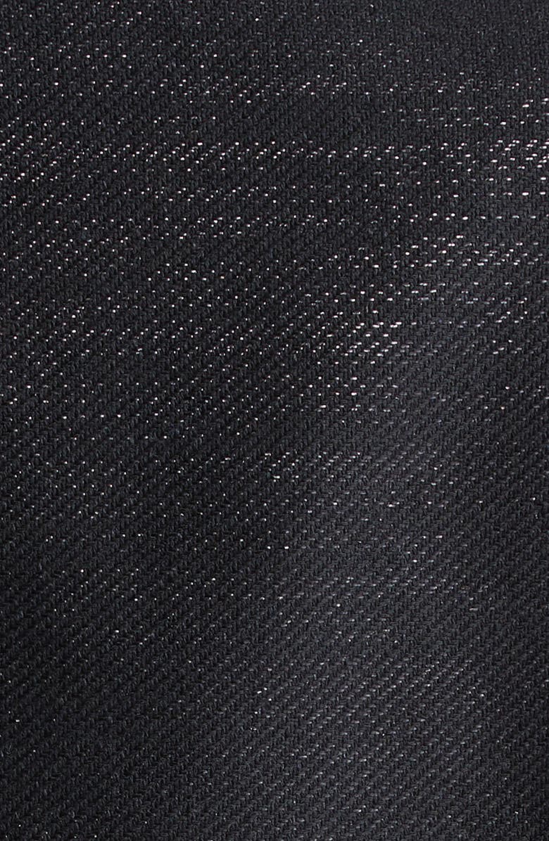 ST. JOHN Doubled Breasted Metallic Twill Blazer, Alternate, color,