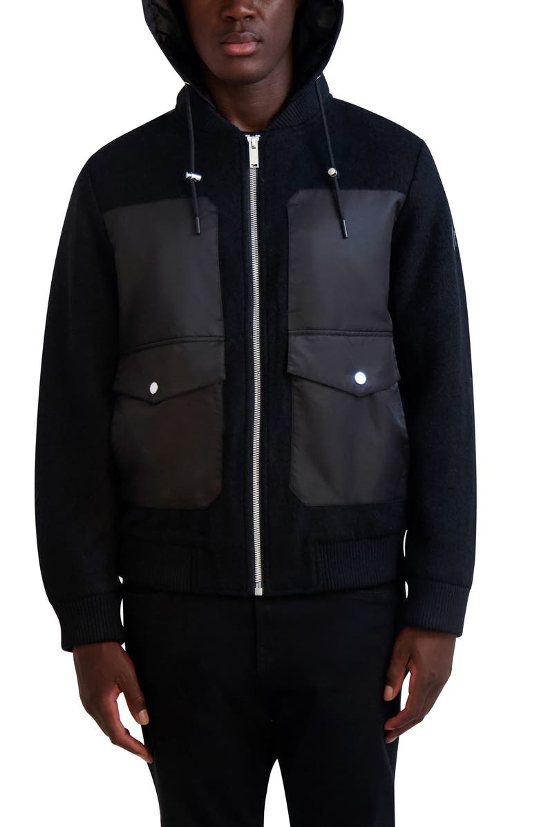 Hooded Bomber Jacket