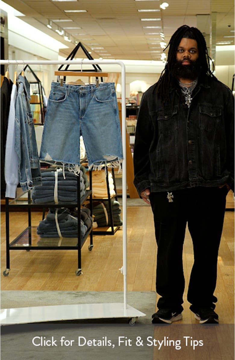 The Tommy Distressed High Waist Bermuda Shorts, sales video thumbnail