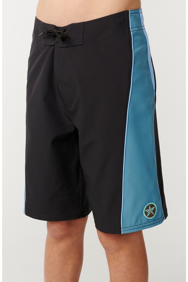 Kids' Rip Tuals Elasto Board Shorts, Alternate, color, WASHED BLACK