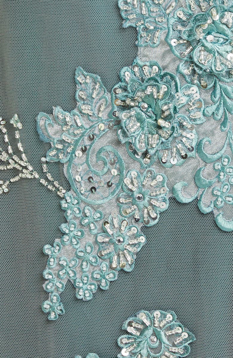 PatBO Patricia Bonaldi Ombré Cape Effect Gown, Alternate, color, 