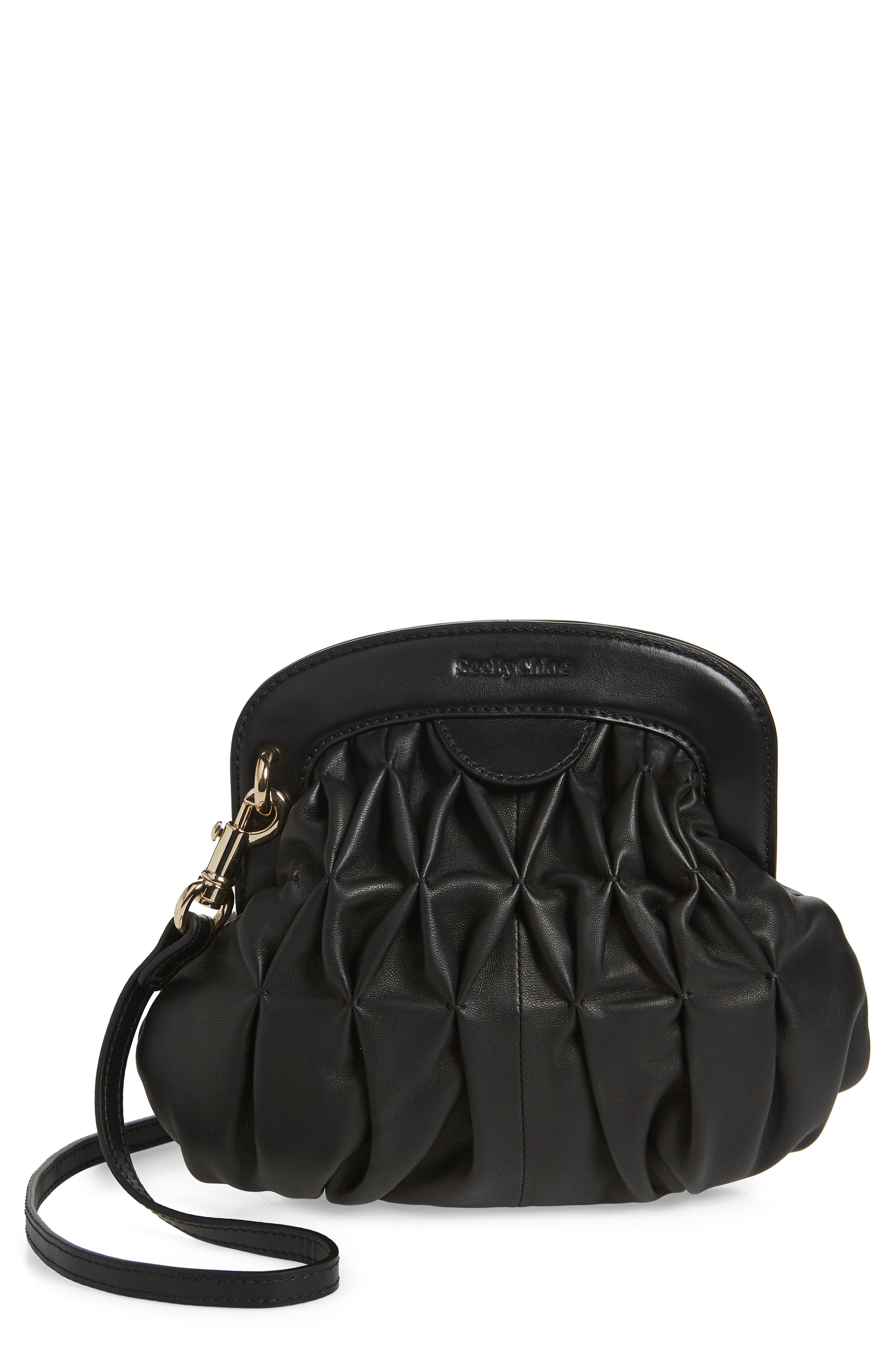 See by Chloé Piia Leather Crossbody Bag, Main, color, 